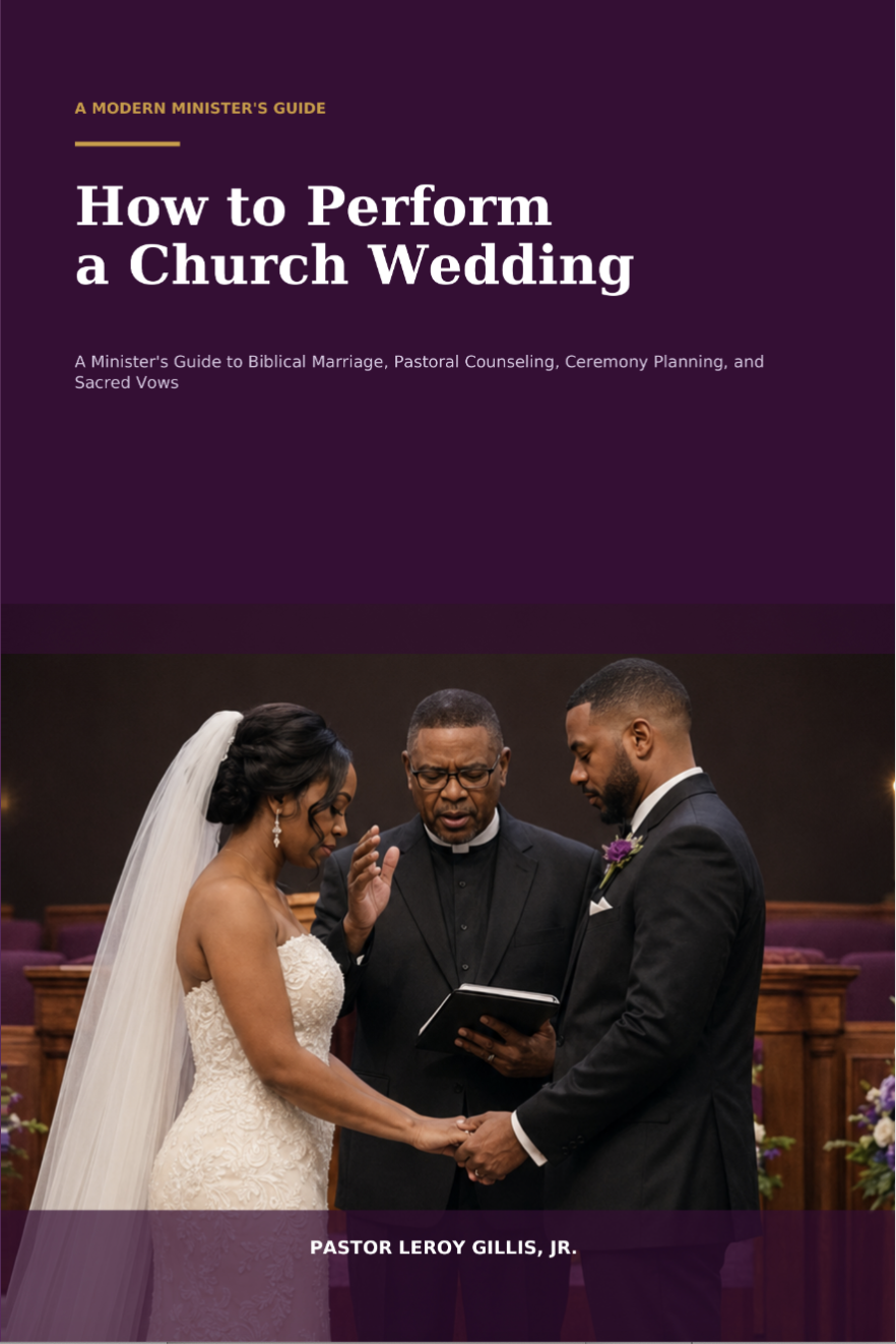 Cover of How to Perform a Church Wedding by Pastor Leroy Gillis, Jr.